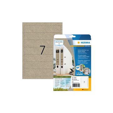 HERMA Étiquette pour dos de classeur, papier silphie