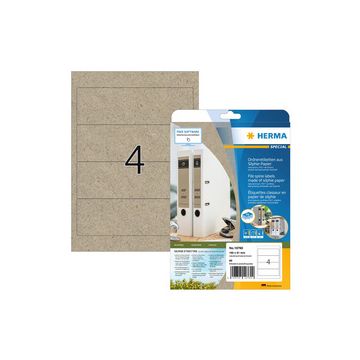 HERMA Étiquette pour dos de classeur, papier silphie