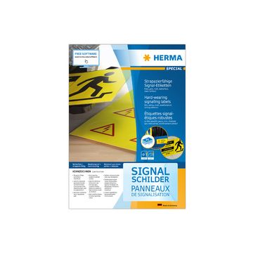 HERMA Étiquette signalétique SPECIAL, 45,7 x 21,2 mm, jaune