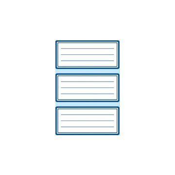 HERMA étiquettes pour livre, 76 x 35 mm, conception de marge