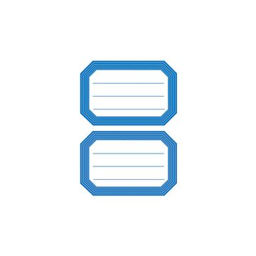 HERMA étiquettes pour livre, 82 x 55 mm, conception de marge