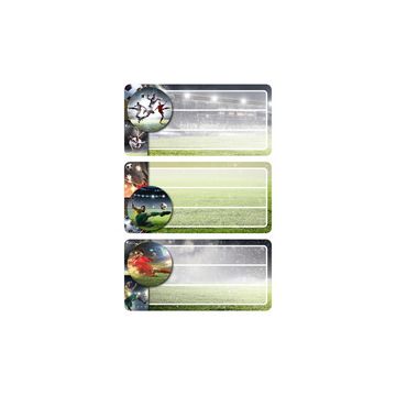 HERMA Étiquettes pour livres "Football", pailleté
