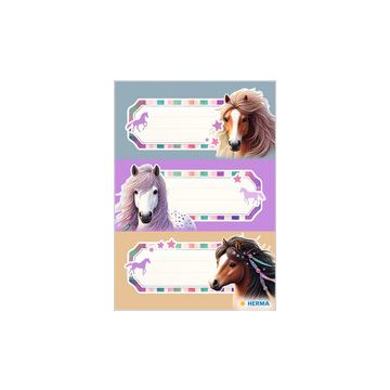 HERMA Étiquettes pour livres VARIO Le monde des chevaux