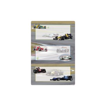 HERMA Étiquettes pour livres "Voitures de course", 76 x 35mm