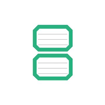 HERMA étiquettes pour livres, 82 x 55 mm,conception de marge