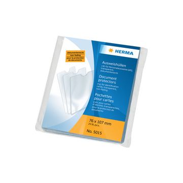 HERMA étui de poche, PP, 1 poche, 0,14 mm, transparent x25
