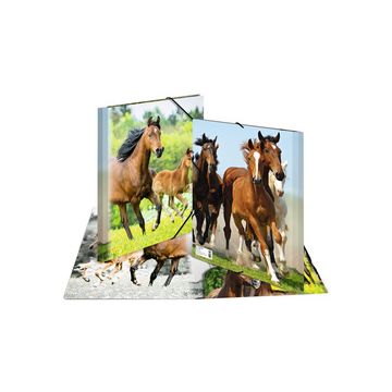 HERMA chemise élastique "chevaux", en PP, A3,