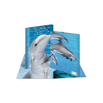 HERMA chemise élastique "dauphin", transparent, en PP, A3,