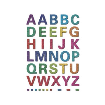 HERMA lettres alphabétiques MAGIC A-Z, glittery