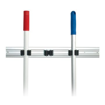 HYGOCLEAN Porte-balai TRIO, rail aluminium pour 3 manches
