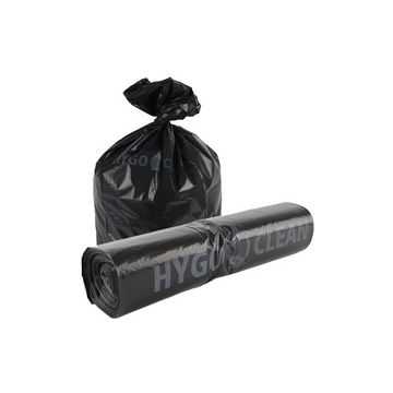 HYGOCLEAN Sac poubelle LDPE Light, 240 L, 40 microns, noir x9