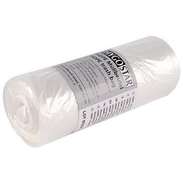 HYGOCLEAN Sac poubelle, 18 l, 8 microns, transparent