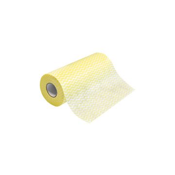HYGOCLEAN Torchon & chiffon de nettoyage, sur rouleau, jaune