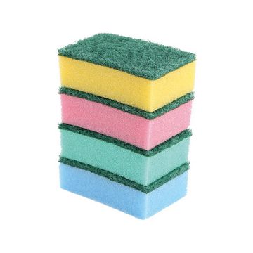 HYGOCLEAN Éponge Colour, en mousse/non-tissé dur x10