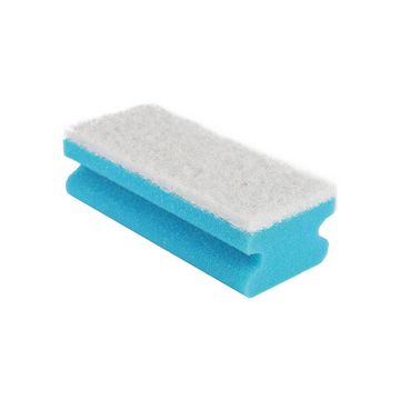 HYGOCLEAN Éponge Colour, non-tissé doux, bleu/blanc x10
