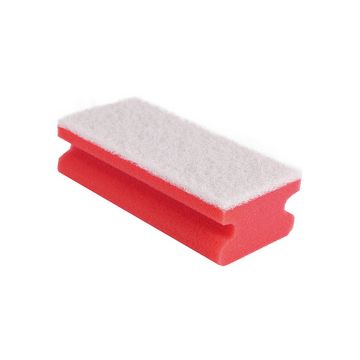 HYGOCLEAN Éponge Colour, non-tissé doux, rouge/blanc x10