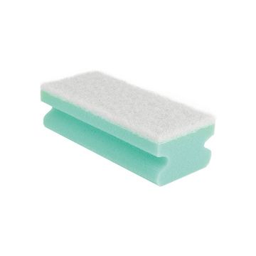 HYGOCLEAN Éponge Colour, non-tissé doux, vert/blanc x10