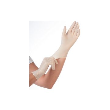HYGONORM Gant en latex "SKIN LIGHT", L, blanc