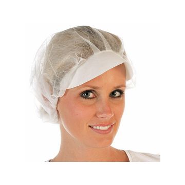 HYGOSTAR Charlotte de protection LIGHT avec visière, blanc