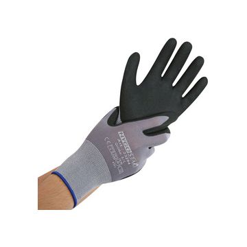 HYGOSTAR Gant de travail Ergo Flex, L, gris/noir x12