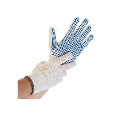 HYGOSTAR Gant de travail STRUCTA I, blanc, S x12