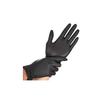 HYGOSTAR Gant en nitrile "DARK", L, noir