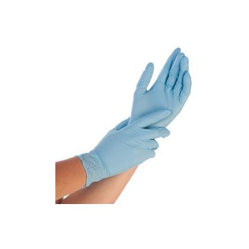 HYGOSTAR Gant en nitrile "SAFE PREMIUM", L, bleu HYGOSTAR Gant en nitrile "SAFE PREMIUM", L, bleu
