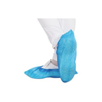 HYGOSTAR Surchaussure en CPE, longueur: 410 mm, bleu