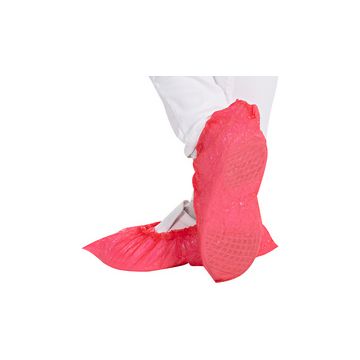 HYGOSTAR Surchaussure en CPE, longueur: 410 mm, rouge