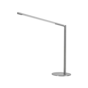 Hansa Lampe de bureau à LED "Aura", avec socle, argent