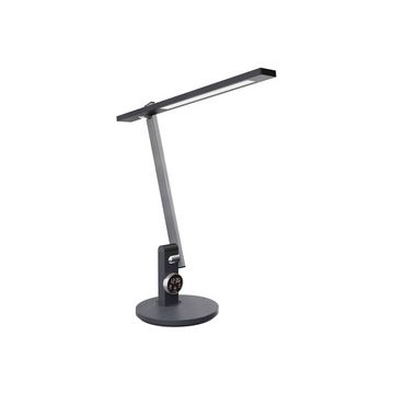 Hansa Lampe de bureau à LED Beam, pied, gris foncé