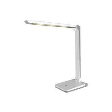 Hansa Lampe de bureau à LED Lumina, pied, blanc