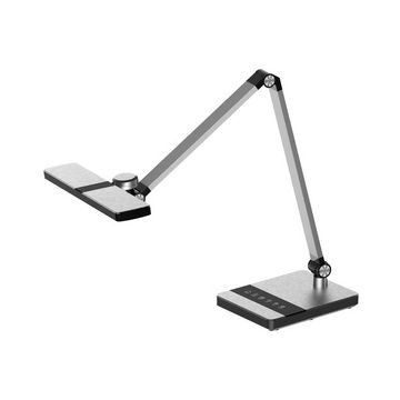 Hansa Lampe de bureau à LED Nimbus, pied, argent