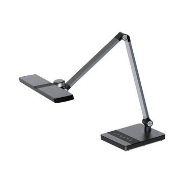 Hansa Lampe de bureau à LED Nimbus, pied, noir