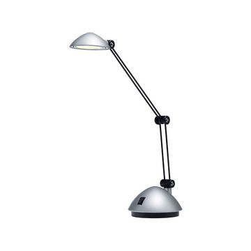 Hansa Lampe de bureau à LED Space, argent satiné