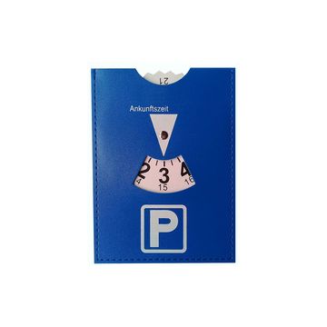 IWH Disque de stationnement, en similicuir, bleu