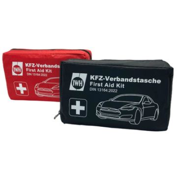 IWH KFZ-Verbandtasche, Inhalt DIN 13164, rot