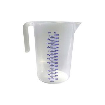 IWH Pichet gradué, contenu: 3 litres, transparent