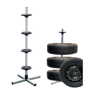 IWH Porte-jantes/pneus de voiture, pour 4 pneus de 225 mm