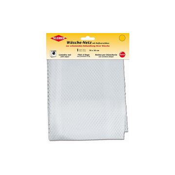 KLEIBER Filet à linge, fermeture à zip, 280 x 370 mm, blanc