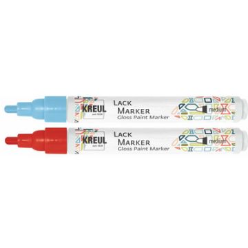 KREUL Lackmarker "Gloss Paint Marker", medium, rouge