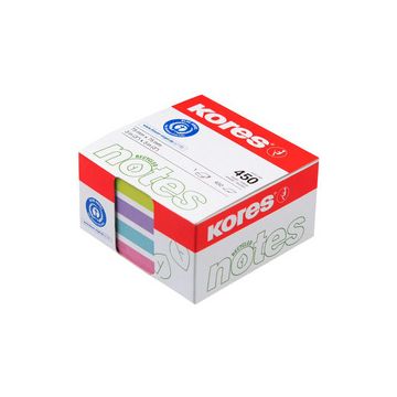 Kores Bloc-note adhésif Recycling "Recycled Pastel Notes"