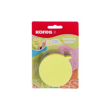 Kores Cubes de notes adhésives "bulles", 70 x 70 mm, uni