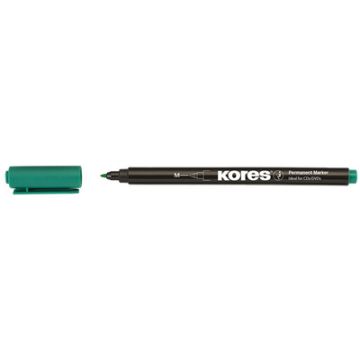 Kores Marqueur permanent "K MARKER FINE", M, vert