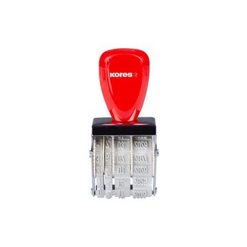 Kores Tampon dateur, mois en chiffres, 4 mm