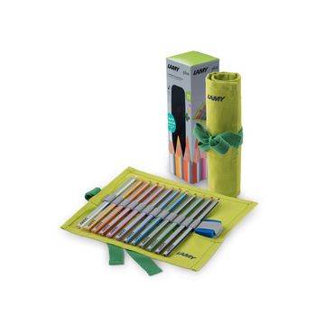 LAMY Crayon de couleur triangulaire plus, rouleau de 12