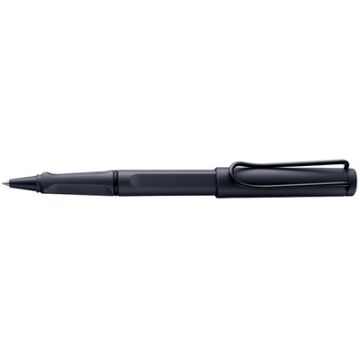 LAMY Stylo roller safari steel black, avec cartouche d'encre