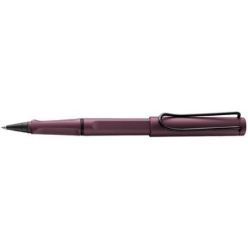 LAMY Stylo roller safari steel scarlet, avec cartouche