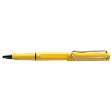 LAMY Stylo roller safari yellow, avec cartouche d'encre