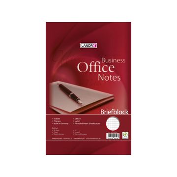 LANDRÉ Bloc de correspondance "Business Office notes" A4,